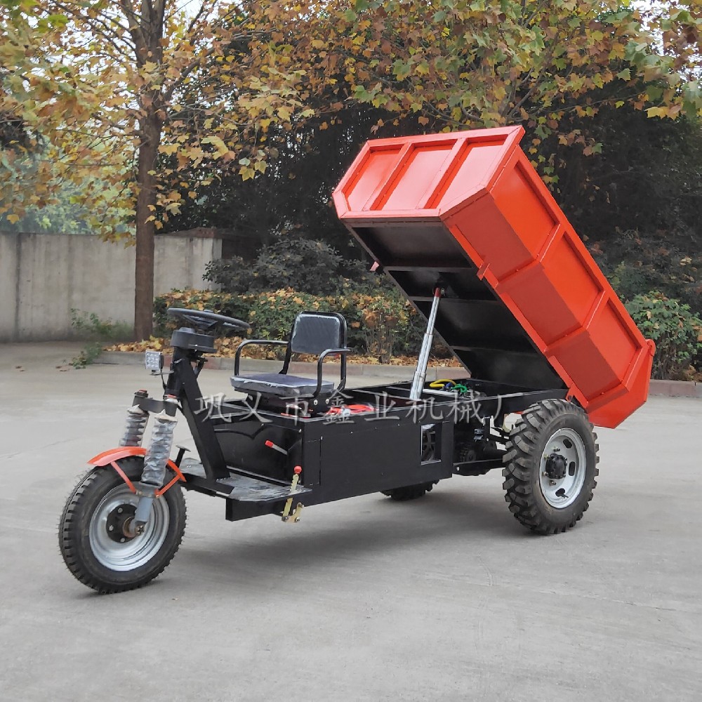 鑫業3噸三輪電動翻斗車,為什么載重量大? 鑫業3噸三輪電動翻斗車,為什么載重量大?